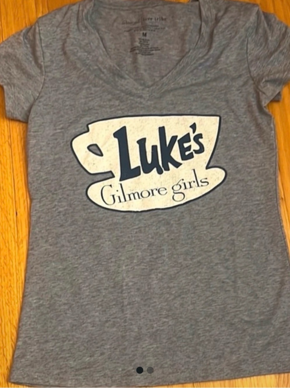 Luke's Gilmore Girls Blue-Grey  V-neck 
T-Shirt